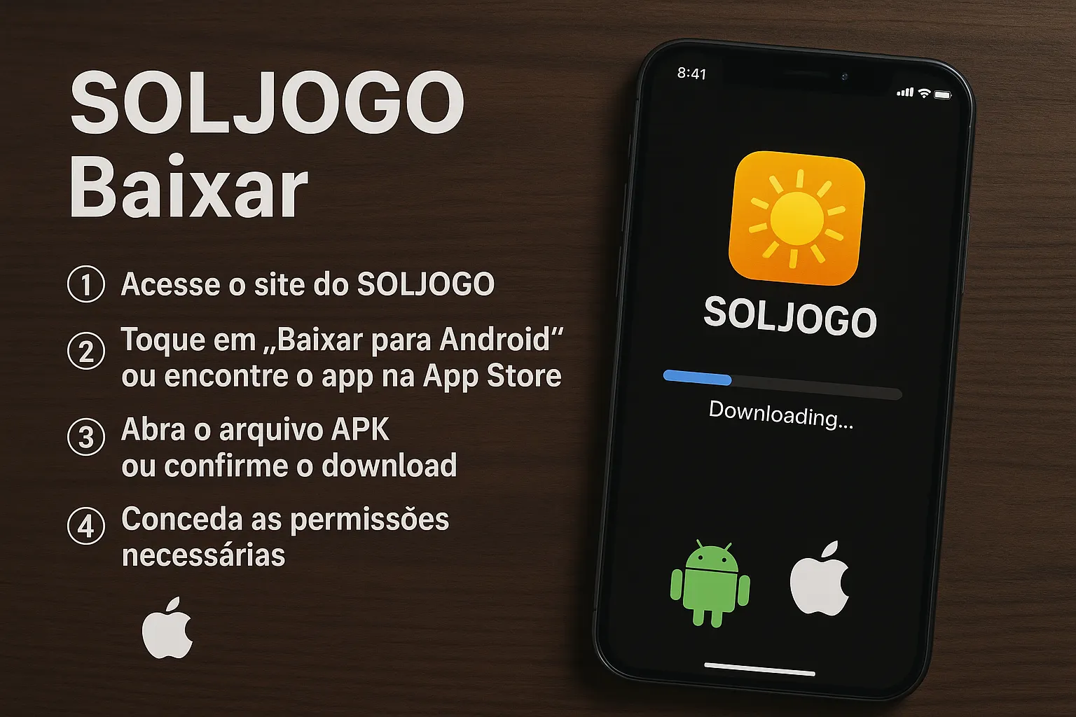 Baixar o SOLJOGO Cassino App