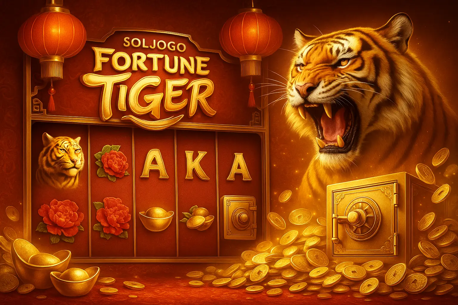 Fortune Tiger é um jogo imperdível no SOLJOGO Casino
