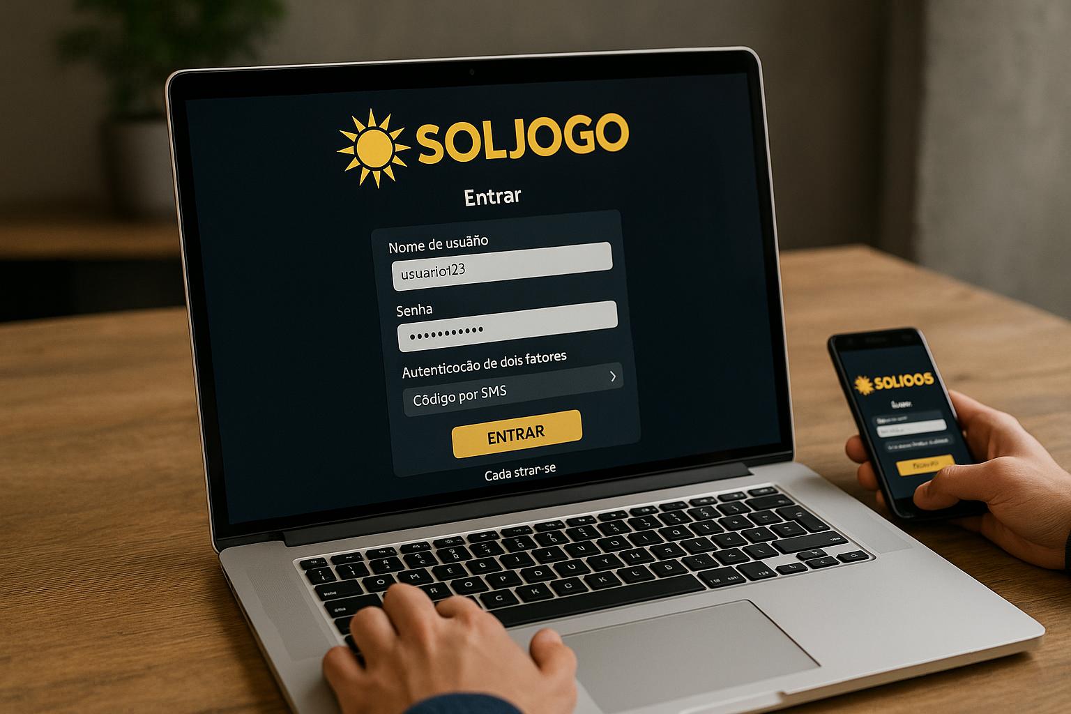 Login no Cassino SOLJOGO